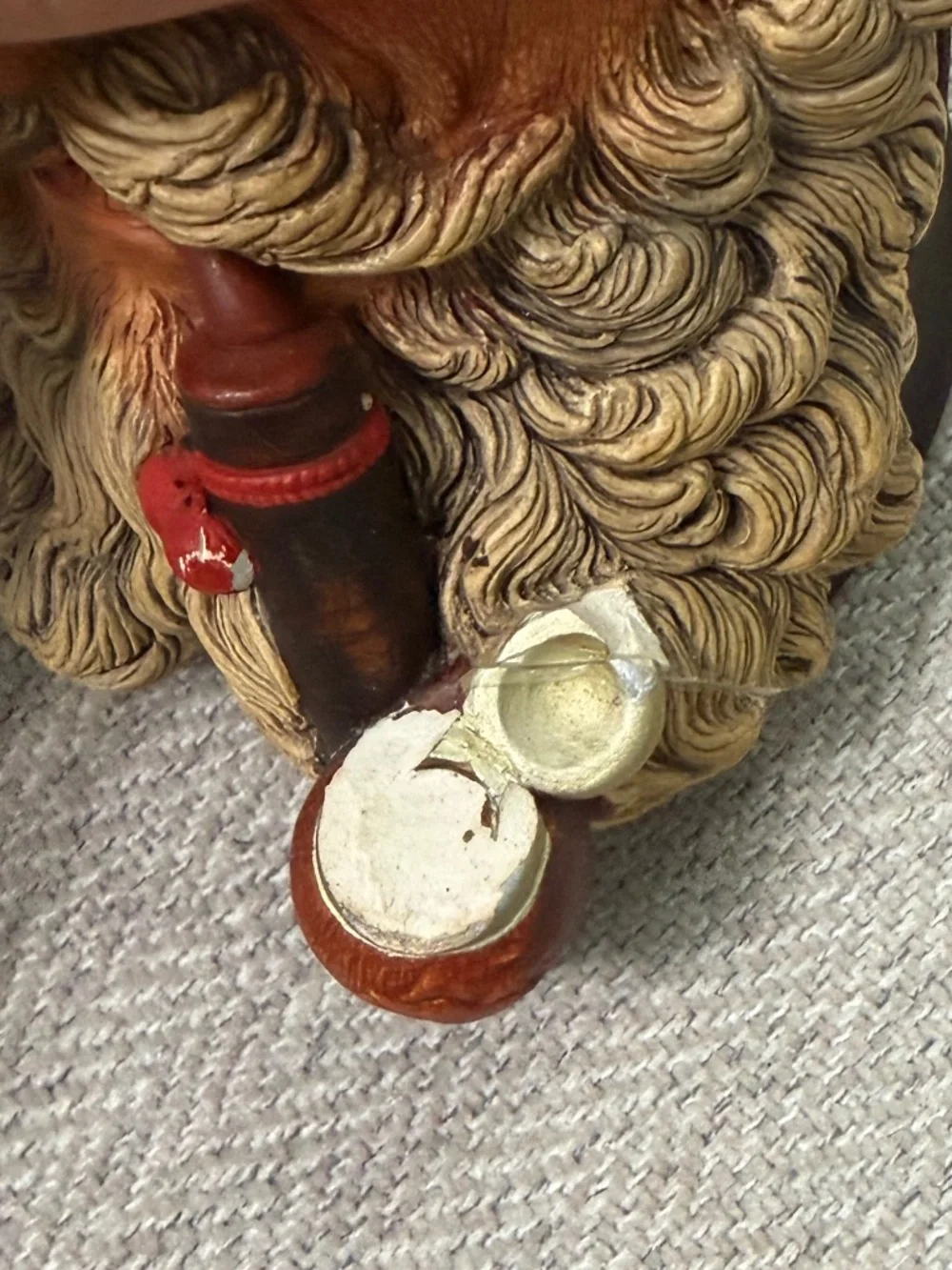 Vintage Bossons Chalkware “Tyrolean Man With Pipe” Head 1972 England